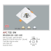 Đèn downlight led 1 chế độ AFC 732 5W 