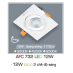 Đèn downlight led 3 chế độ AFC 732 12W 3C