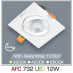 Đèn downlight led 1 chế độ AFC 732 12W 1C