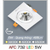 Đèn downlight led 1 chế độ AFC 732 5W 1C