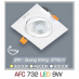 Đèn downlight led 1 chế độ AFC 732 9W 1C