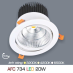 Đèn downlight led 1 chế độ AFC 734 20W
