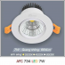 Đèn downlight led 1 chế độ AFC 734 7W 1C