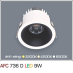 Đèn downlight led 3 chế độ AFC 736D 9W 3CD