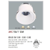 Đèn downlight led 1 chế độ AFC 736T 12W