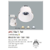 Đèn downlight led 3 chế độ AFC 736T 7W 3CD