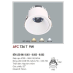 Đèn downlight led 1 chế độ AFC 736T 9W