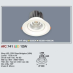 Đèn downlight led 1 chế độ AFC 741 10W 1C
