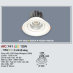 Đèn downlight led 3 chế độ AFC 741 10W 3C