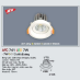 Đèn downlight led 3 chế độ AFC 741 7W 3C