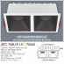 Đèn downlight led 1 chế độ AFC 748/2 7Wx2