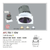 Đèn downlight led 3 chế độ AFC 750/1 10W 3CD