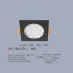 Đèn downlight led 1 chế độ AFC 754/1D 9W 1C