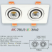 Đèn downlight led 1 chế độ AFC 756/2 3Wx2 1C
