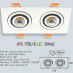 Đèn downlight led 1 chế độ AFC 756/2 5WX2 1C