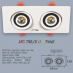 Đèn downlight led 1 chế độ AFC 756/2 7Wx2 1C