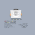 Đèn downlight led 3 chế độ AFC 757/1 12W 3C