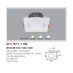 Đèn downlight led 1 chế độ AFC 757T/1 9W