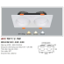 Đèn downlight led 1 chế độ AFC 757T/2 9Wx2