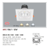Đèn downlight led 1 chế độ AFC 758/1 12W