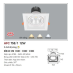 Đèn downlight led 3 chế độ AFC 758/1 12W 3C