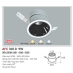 Đèn downlight led 1 chế độ AFC 760D 9W