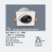 Đèn downlight led 3 chế độ AFC 764/1 12W 3C