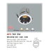 Đèn downlight led 1 chế độ AFC 765 5W