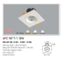 Đèn downlight led 1 chế độ AFC 767T/1 12W