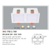 Đèn downlight led 1 chế độ AFC 778/2 9W
