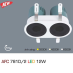 Đèn downlight led 1 chế độ AFC 781D/2 12W