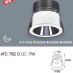 Đèn downlight led 1 chế độ AFC 782D 7W
