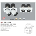 Đèn downlight led 1 chế độ AFC 788/2 15W