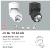Đèn pha tiêu điểm led AFC 866 12W