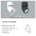 Đèn pha tiêu điểm led AFC 866 7W