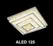 Áp trần pha lê Led vuông ALED 125