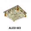 Áp trần pha lê Led vuông ALED 603