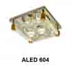 Áp trần pha lê Led vuông ALED 604