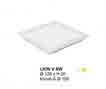 Đèn downlight led LION Đèn âm trần vuông 6w