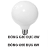 Bóng đèn trang trí BÓNG G95 ĐỤC