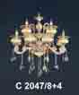 Đèn chùm pha lê nến C 2047/8+4