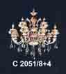 Đèn chùm pha lê nến C 2051/8+4