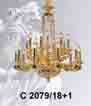 Đèn chùm pha lê nến C 2079/18+1