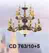 Đèn chùm đồng CD 763/10+5