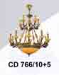 Đèn chùm đồng CD 776/10+5