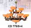 Đèn chùm đồng CD 779/8+4