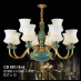 Đèn chùm đồng CD 881/8+4