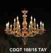 Đèn chùm đồng CDQT 108/15TAY