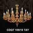Đèn chùm đồng CDQT 109/18 TAY