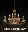 Đèn chùm đồng CDQT 48/16 TAY